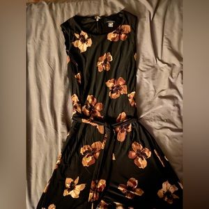 Tommy Hilfiger wide leg black and brown jumpsuit